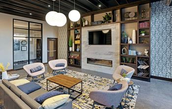 Community room with tv 